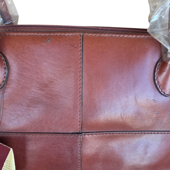 Leather Purse In Tobacco Shade - Picture 5 of 11